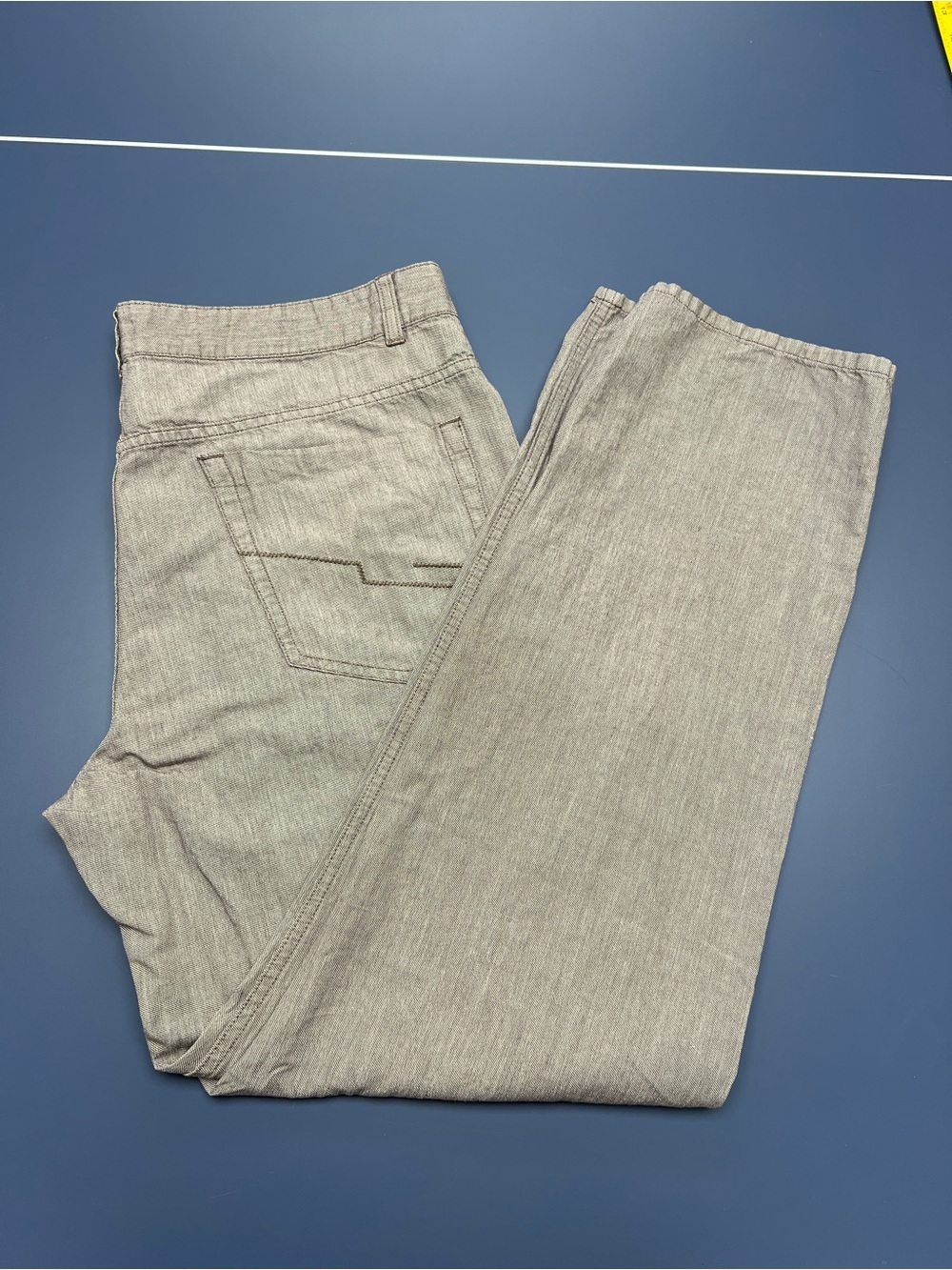 Perry Ellis Light Brown Straight-Leg Chinos